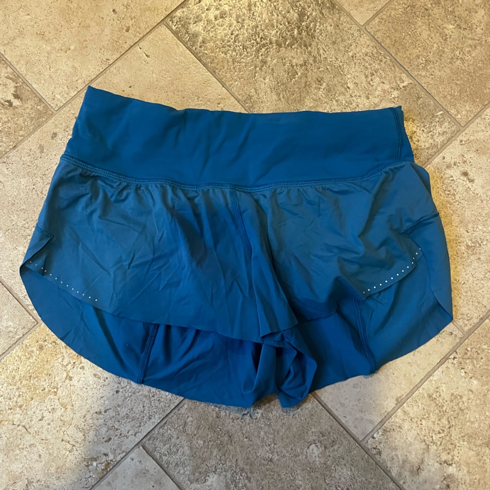 Lululemon shorts - Size 4 - Blue - Never worn condition (worn once)